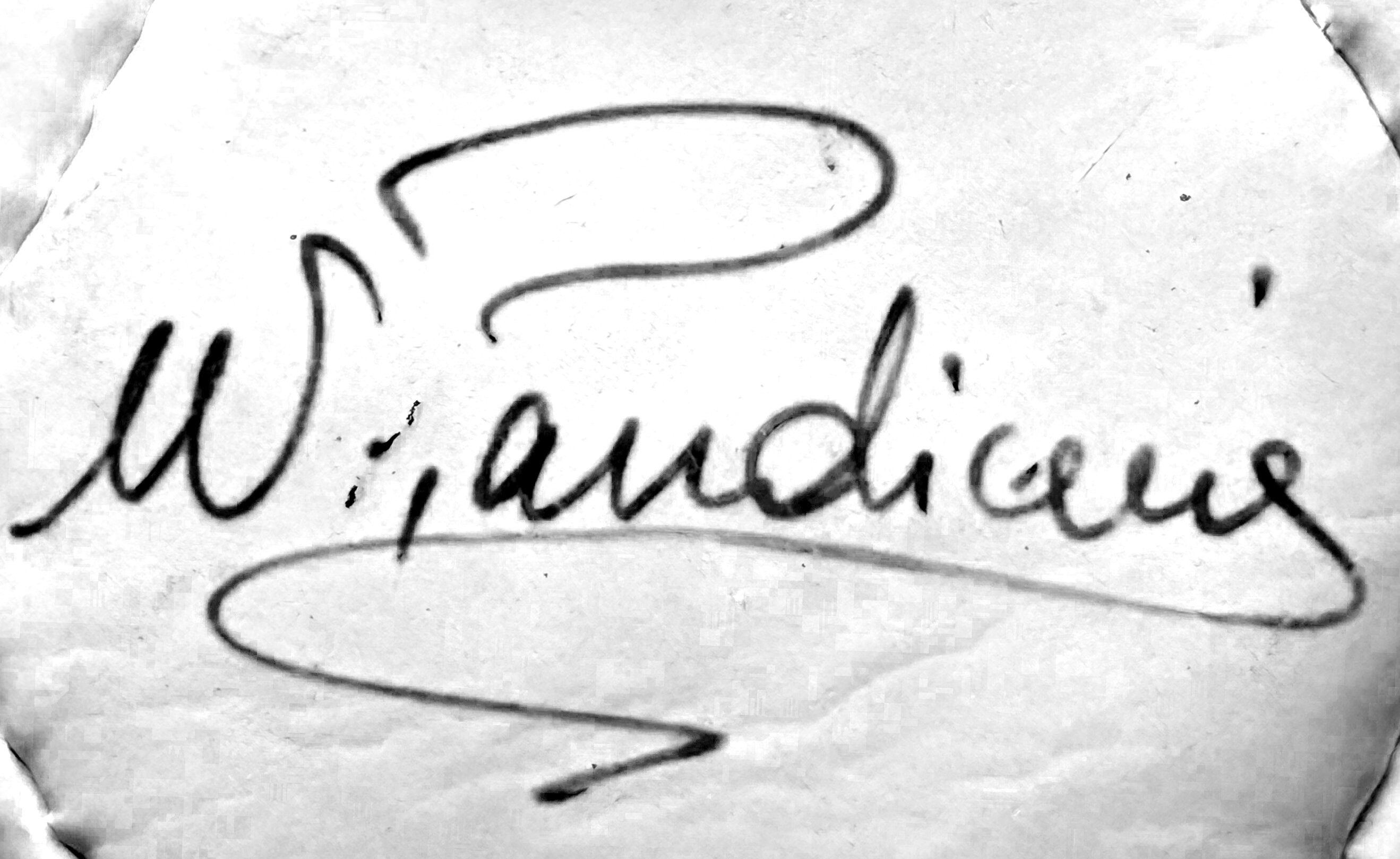 Signature of Pandiani